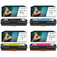 4x toner do drukarki HP 205A CF-530X - CF-533X | Zestaw CMYK CF530X