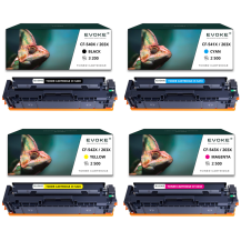 4x toner do drukarki HP 203X CF-540X / Canon CRG054H | Zestaw CMYK CF540X