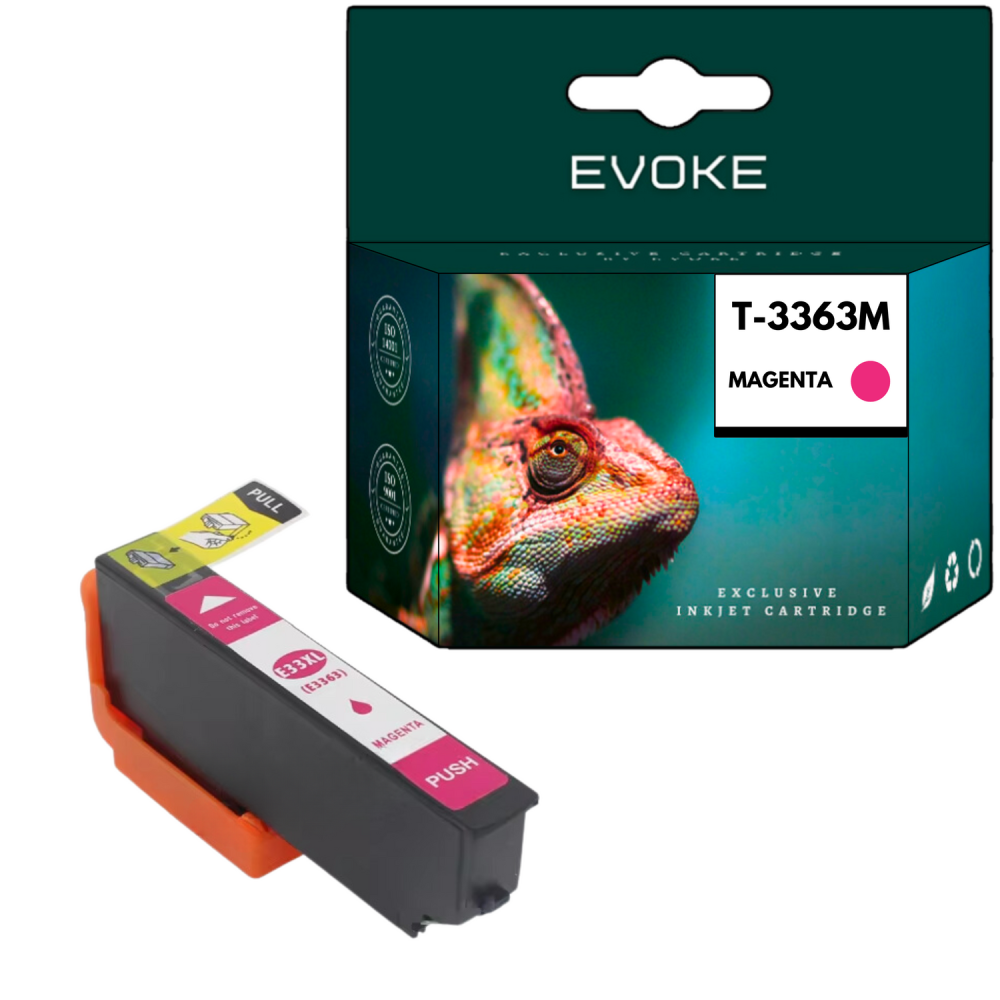 Tusz do drukarki Epson 33XM czerwony (magenta) | 13 ml | 940 stron | T3363
