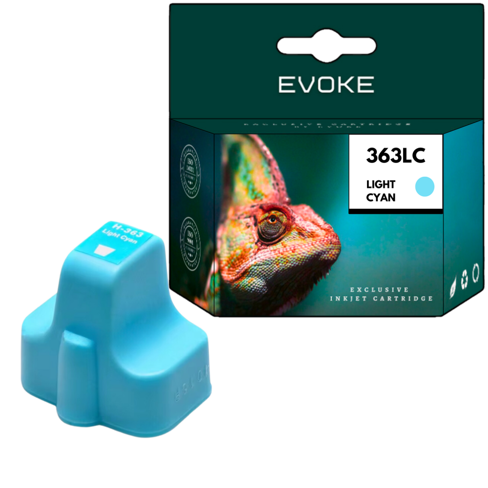 Tusz do drukarki HP 363LC jasny niebieski (light cyan) | 11 ml | 700 stron