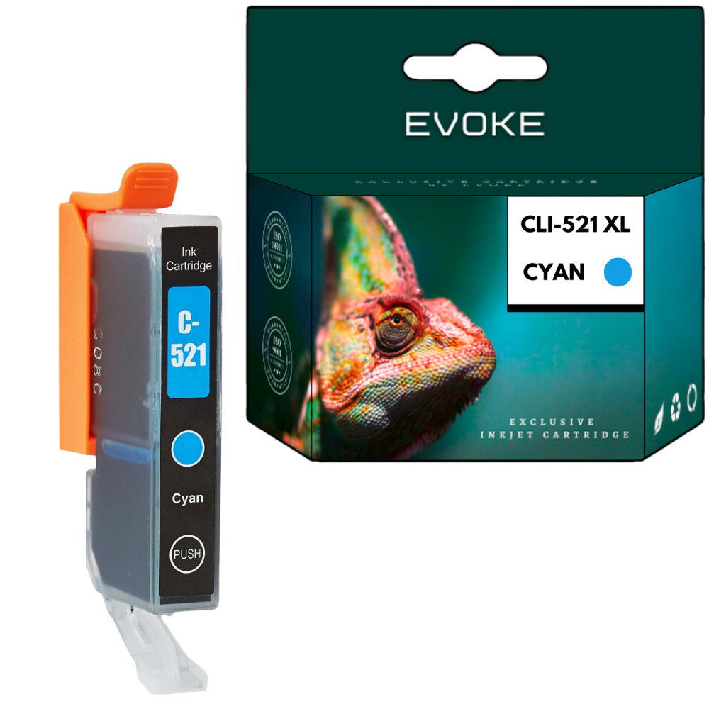 Tusz do drukarki Canon 521C niebieski (cyan) | 10,5 ml | 510 stron