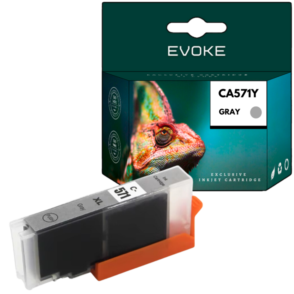 Tusz do drukarki Canon 571G szary (grey) | 13 ml | 820 stron