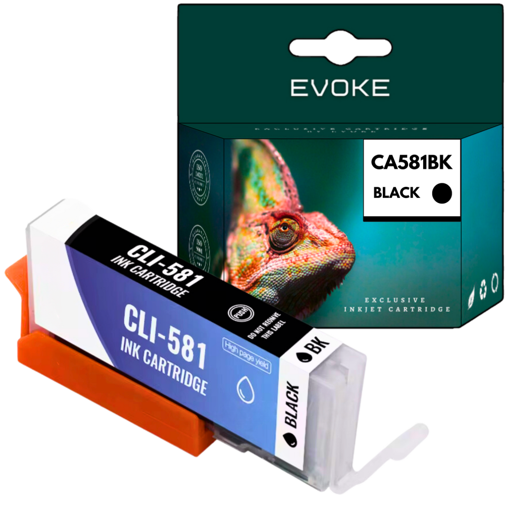 Tusz do drukarki Canon 581XB czarny (black) | 12 ml | 850 stron | CLI-581B