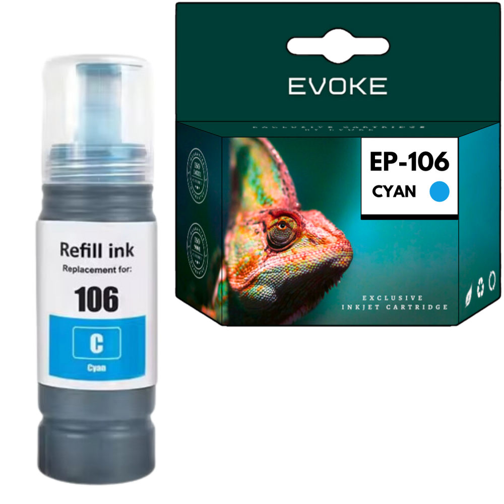 Tusz do drukarki Epson 106C niebieski (cyan) | 70 ml | 5000 stron