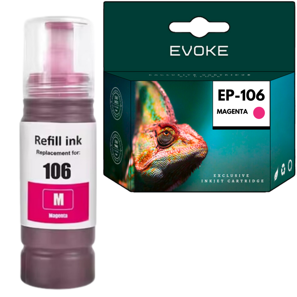 Tusz do drukarki Epson 106M czerwony (magenta) | 70 ml | 5000 stron