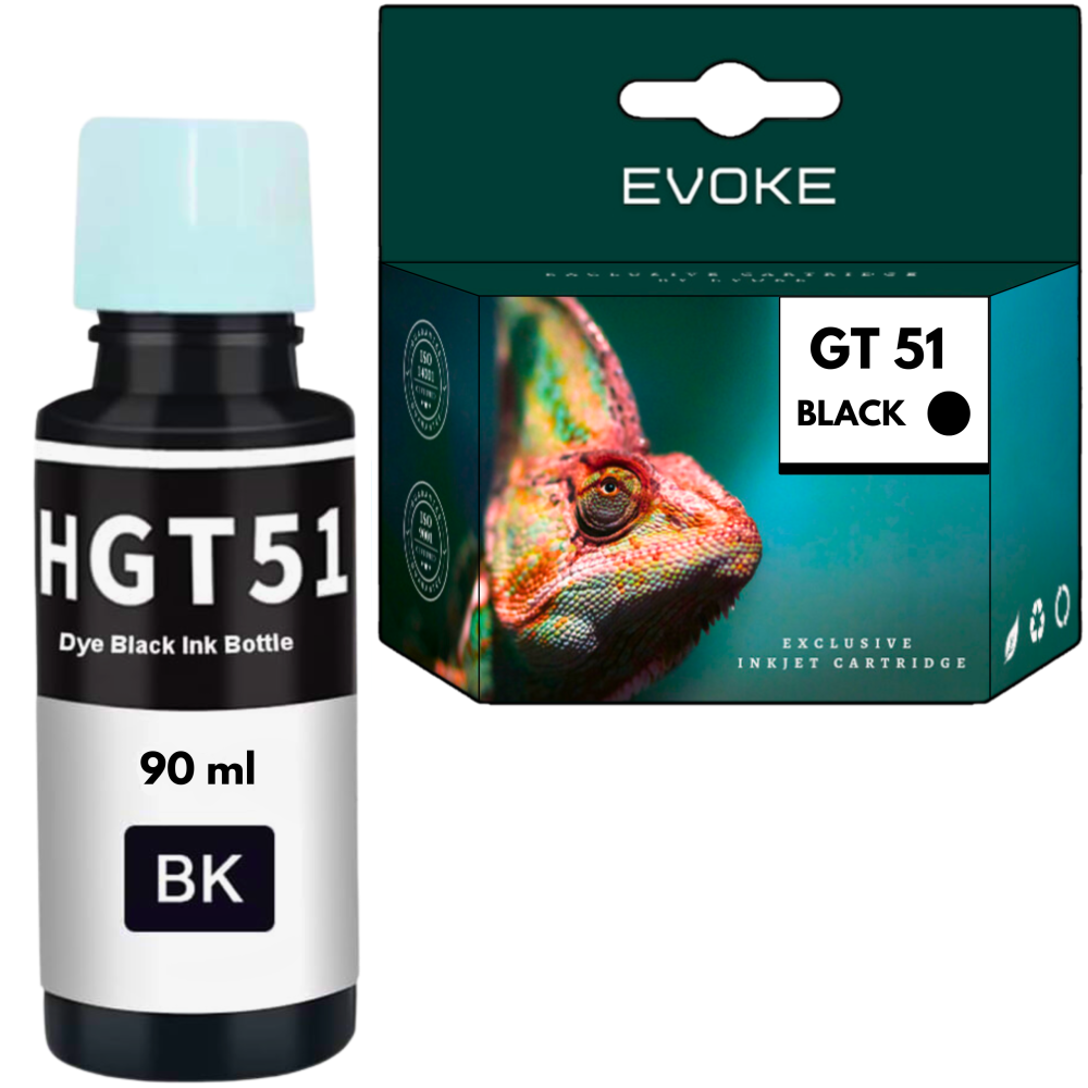 Tusz do drukarki HP GT51 czarny XL | 90 ml | 5600 stron | GT-51