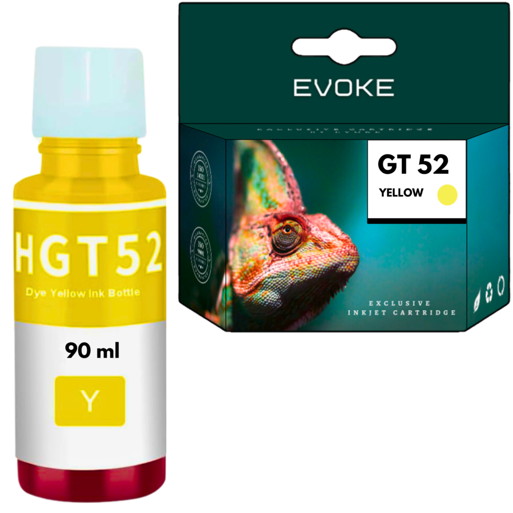 Tusz do drukarki HP GT52 żółty XL | 90 ml | 10 280 stron | GT-52