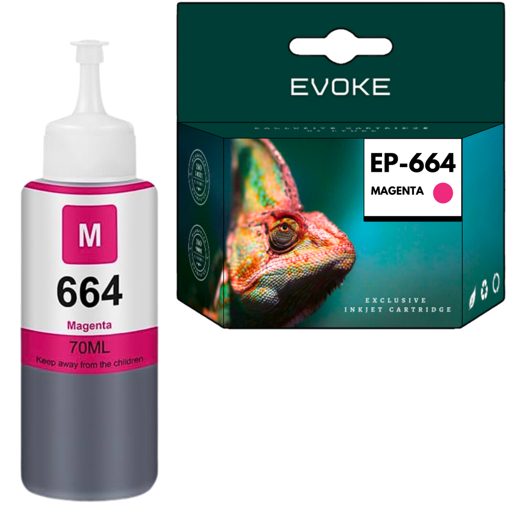 Tusz do drukarki Epson 664 czerwony XL | 70 ml | 6400 stron | T6643