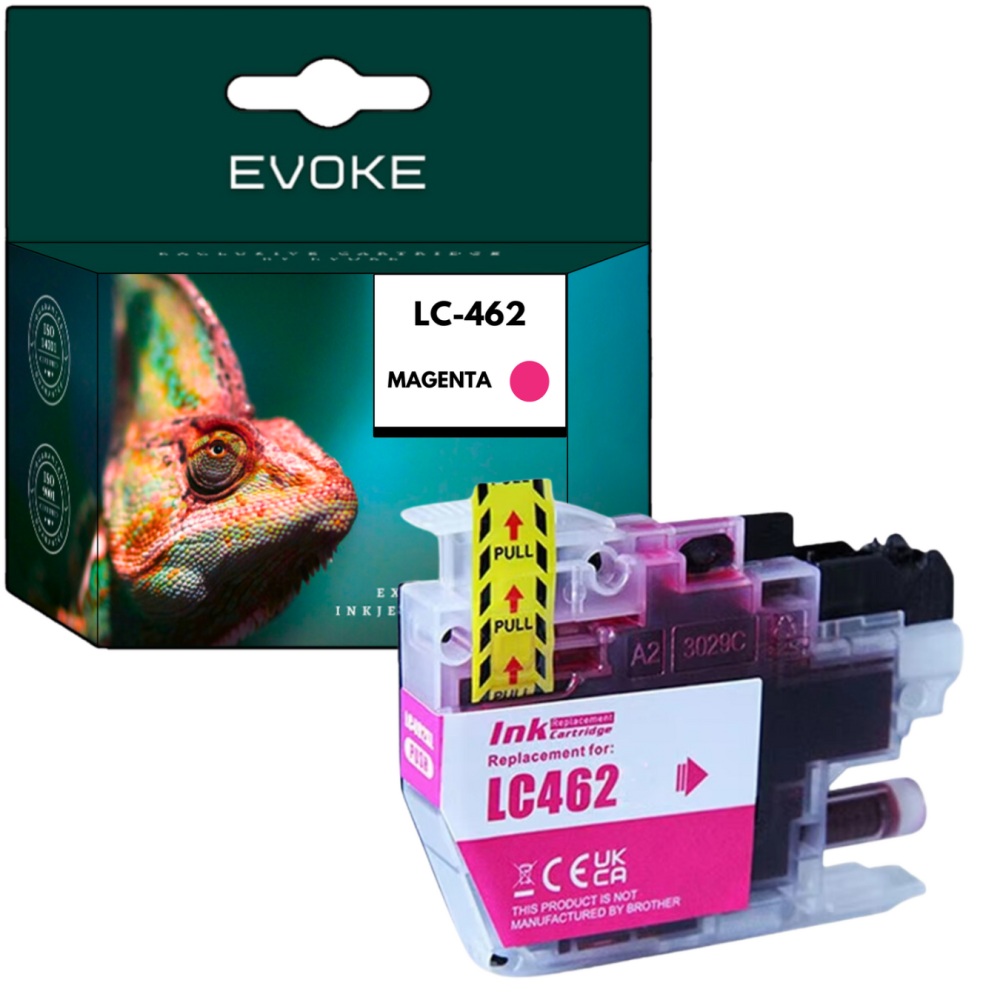 Tusz do drukarki Brother LC462 czerwony (magenta) | 1500 stron | LC462XLM