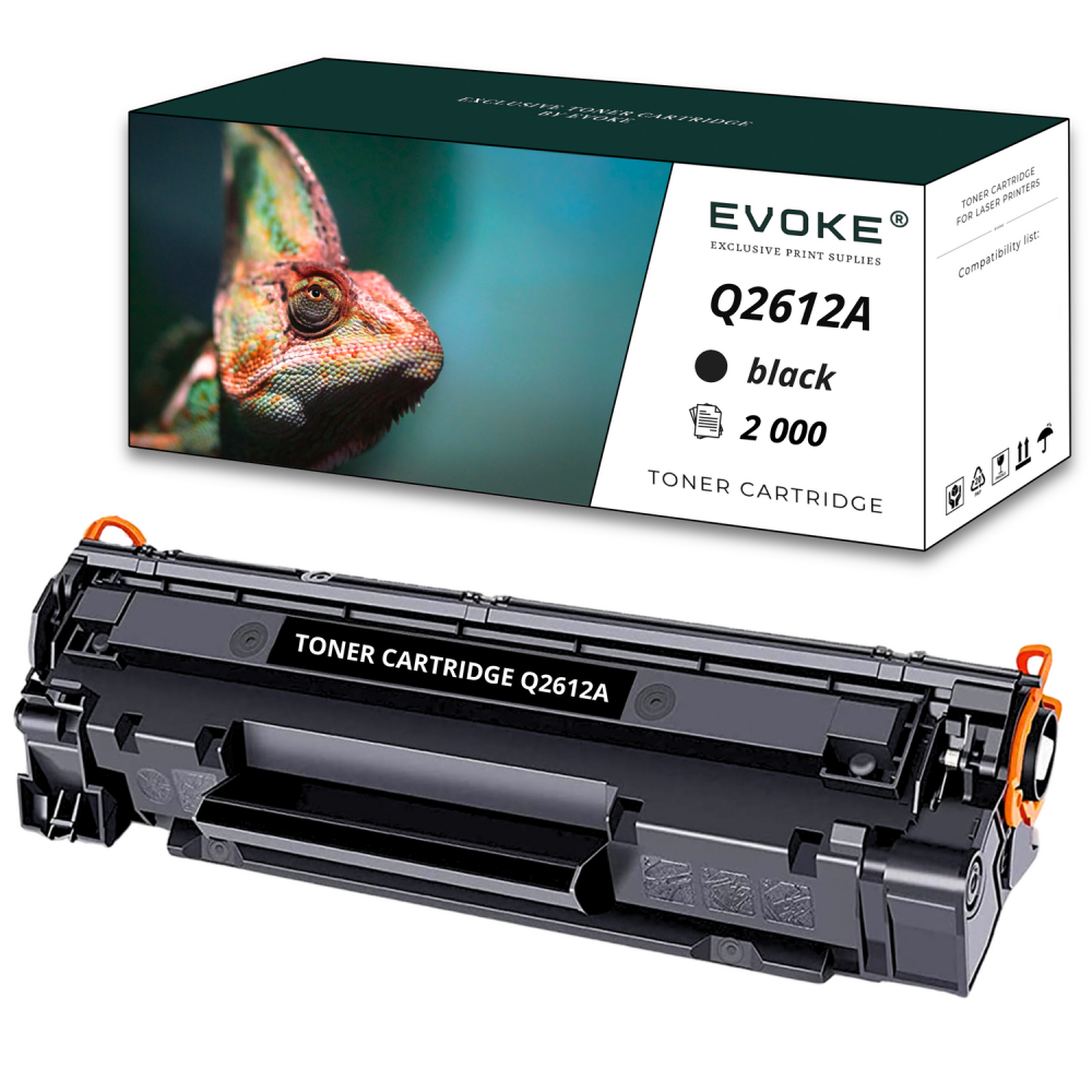 Toner do drukarki HP 12A czarny | 2000 stron | Q2612A