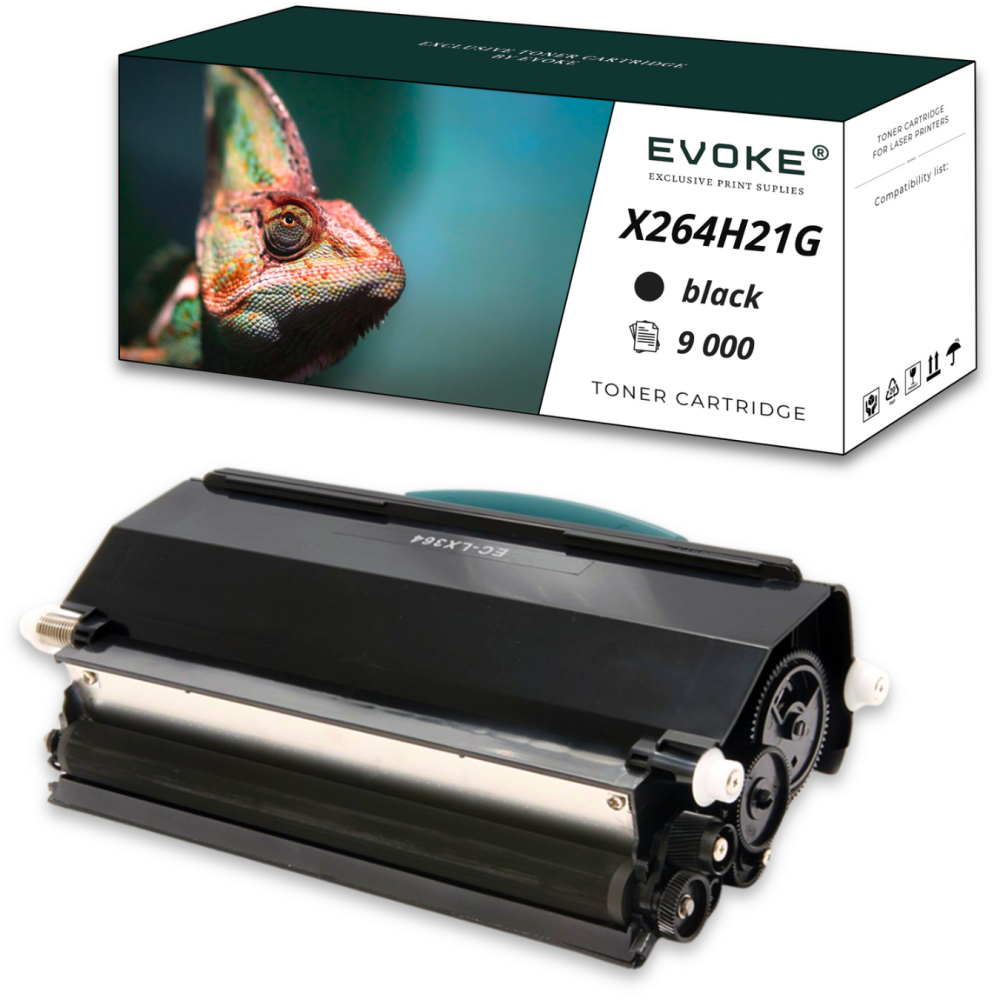 Toner do drukarki Lexmark X264H21G czarny | 9000 stron | X264X