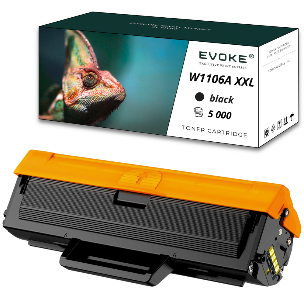 Toner do drukarki HP W1106A XXL czarny | 5000 stron | 106A
