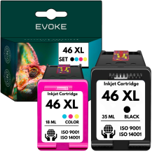 Tusz do drukarki HP 46 czarny + kolor XL | ZESTAW | CZ637AE + CZ638AE