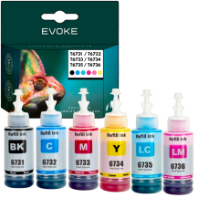 6x Tusz do drukarki Epson T6731 T6732 T6733 T6734 T6735 T6736 | ZESTAW