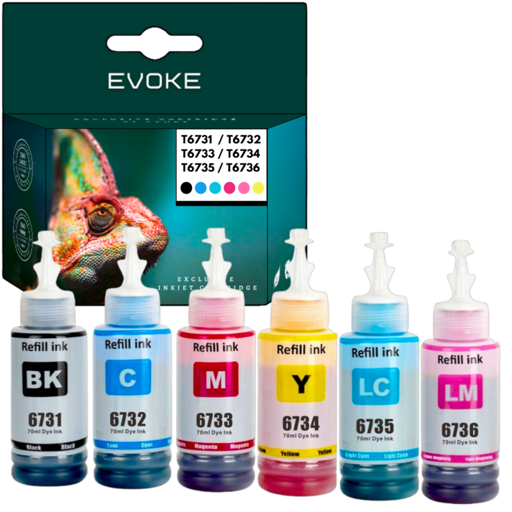 6x Tusz do drukarki Epson T6731 T6732 T6733 T6734 T6735 T6736 | ZESTAW