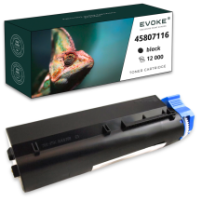 Toner do drukarki OKI 45807116 czarny | 12000 stron | 45-ES4192