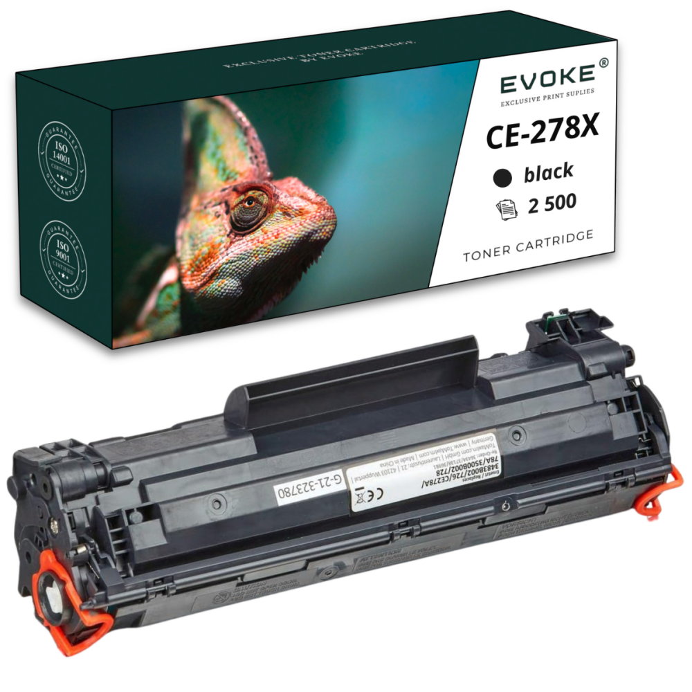 Toner do drukarki HP CE-278X czarny | 2500 stron | CE278A 78A XL