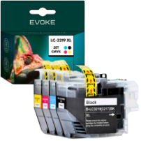 4x Tusz do drukarki Brother LC-3219 XL | czarny + zestaw kolorów | LC3219