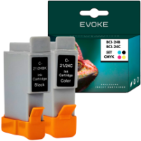 2x Tusz do drukarki Canon 24 XL | zestaw czarny + kolor | BCI24