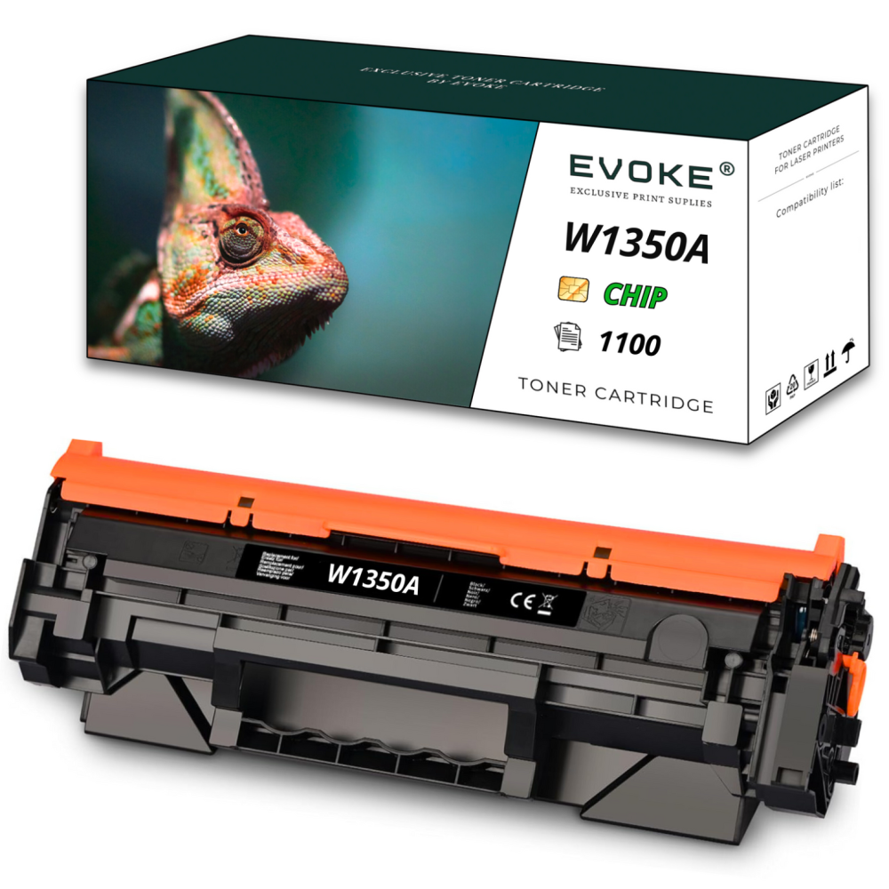 Toner do drukarki HP W1350A + CHIP czarny | 1100 stron | 135A