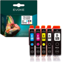 5x Tusz do drukarki Canon PGI-525 CL-526 XL | Zestaw 1x PGI525 + 4x CL526