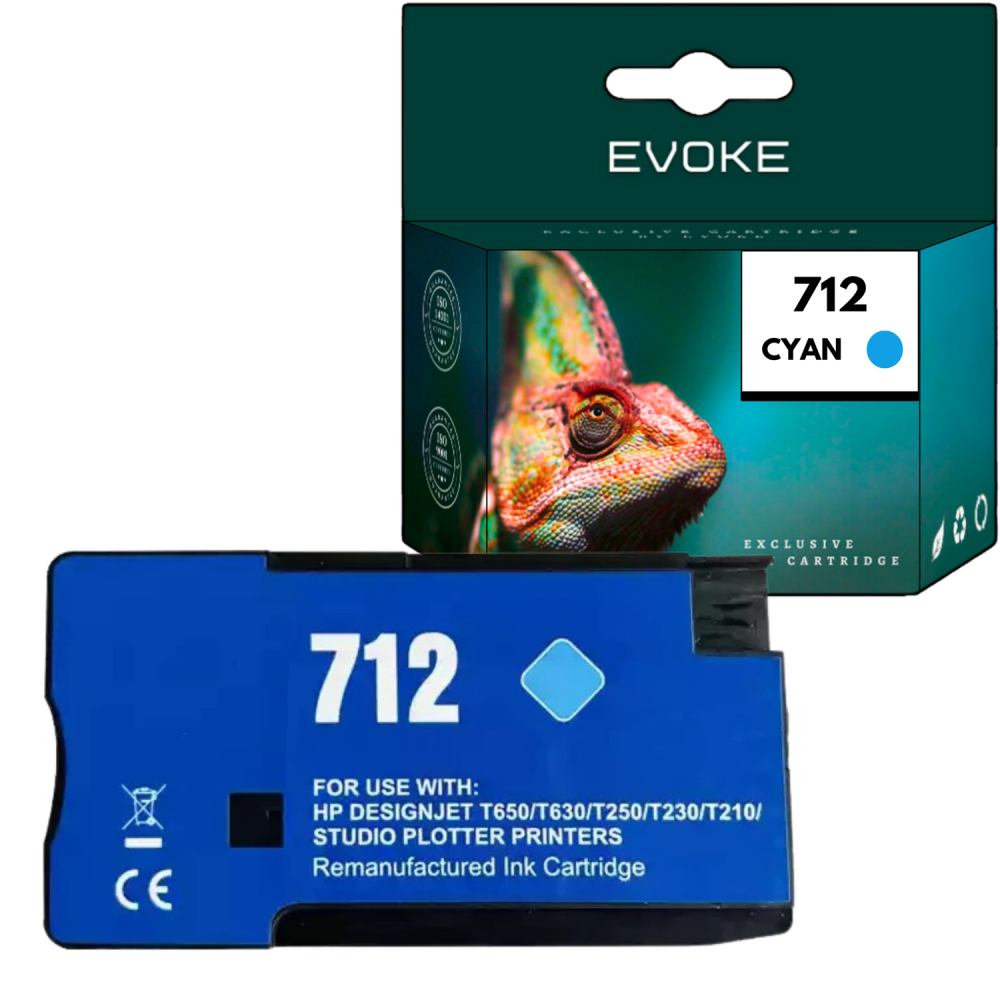 Tusz do drukarki HP 712 niebieski | 29 ml | 3ED67A