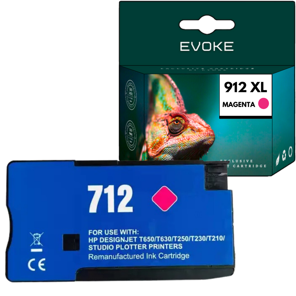 Tusz do drukarki HP 712 czerwony | 29 ml | 3ED68A