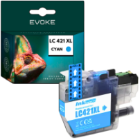 Tusz do drukarki Brother LC-421 niebieski XL  | 10 ml | 500 stron | LC421