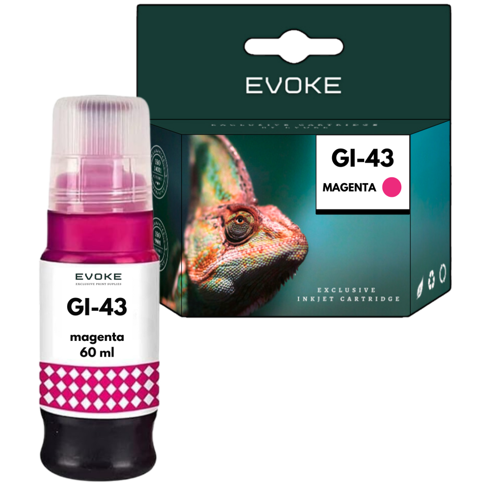 Tusz do drukarki Canon Pixma GI43 magenta | 60 ml | 3700 stron | GI-43