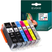 6x Tusz do drukarki Canon PGI-570 CLI-570 XL | zestaw 1x PGI570 + 5x CLI571