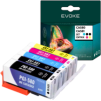 5x Tusz do drukarki Canon PGI-580 CLI-581 XL | zestaw 1x PGI580 + 4x CLI581