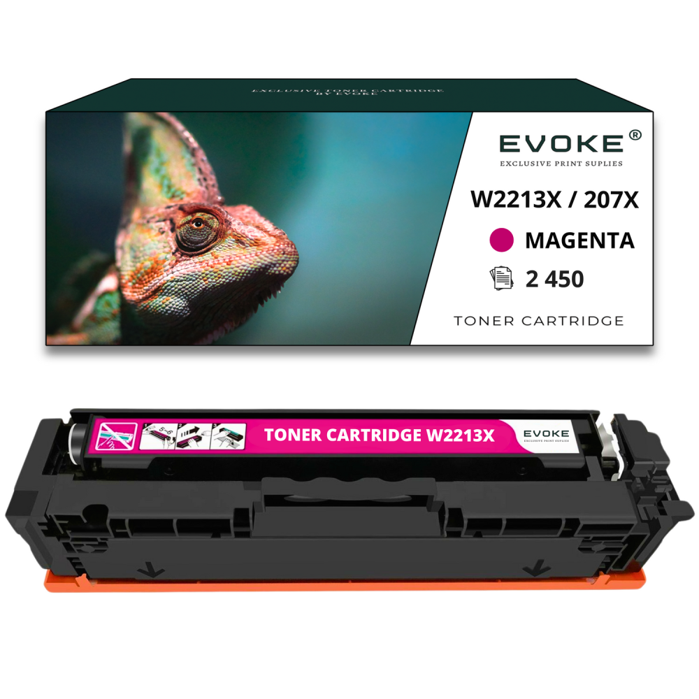 Toner do drukarki HP 207X czerwony BEZ CHIPA| 2450 stron | W2213X