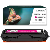 Toner do drukarki HP W2033X czerwony BEZ CHIPA | 6000 stron | 415X
