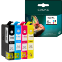 4x Tusz do drukarki Epson 502 XL | czarny + zestaw kolorów | 502XL