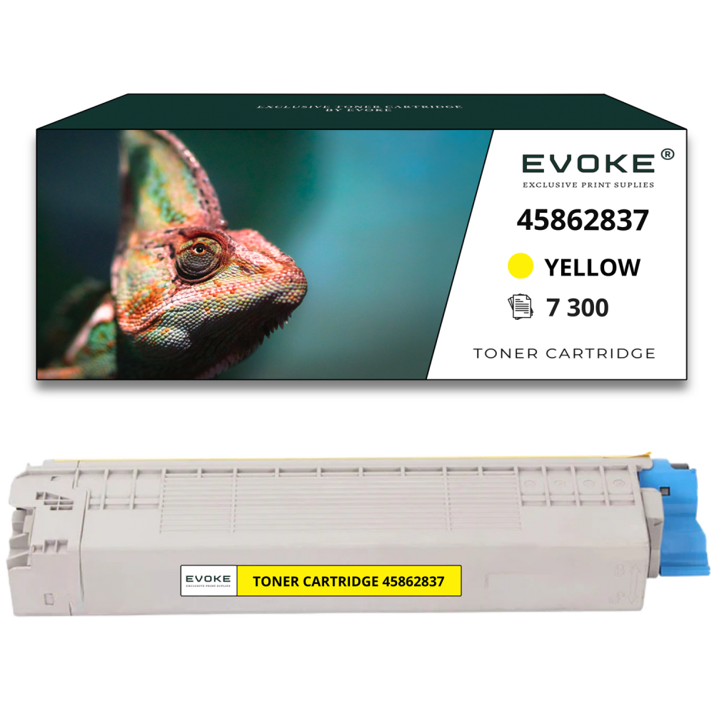 Toner do drukarki OKI MC853 żółty  | 7300 stron | 45862837